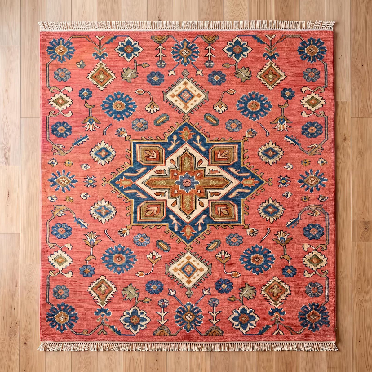 FLORAL HAND KNOTTED RUGS