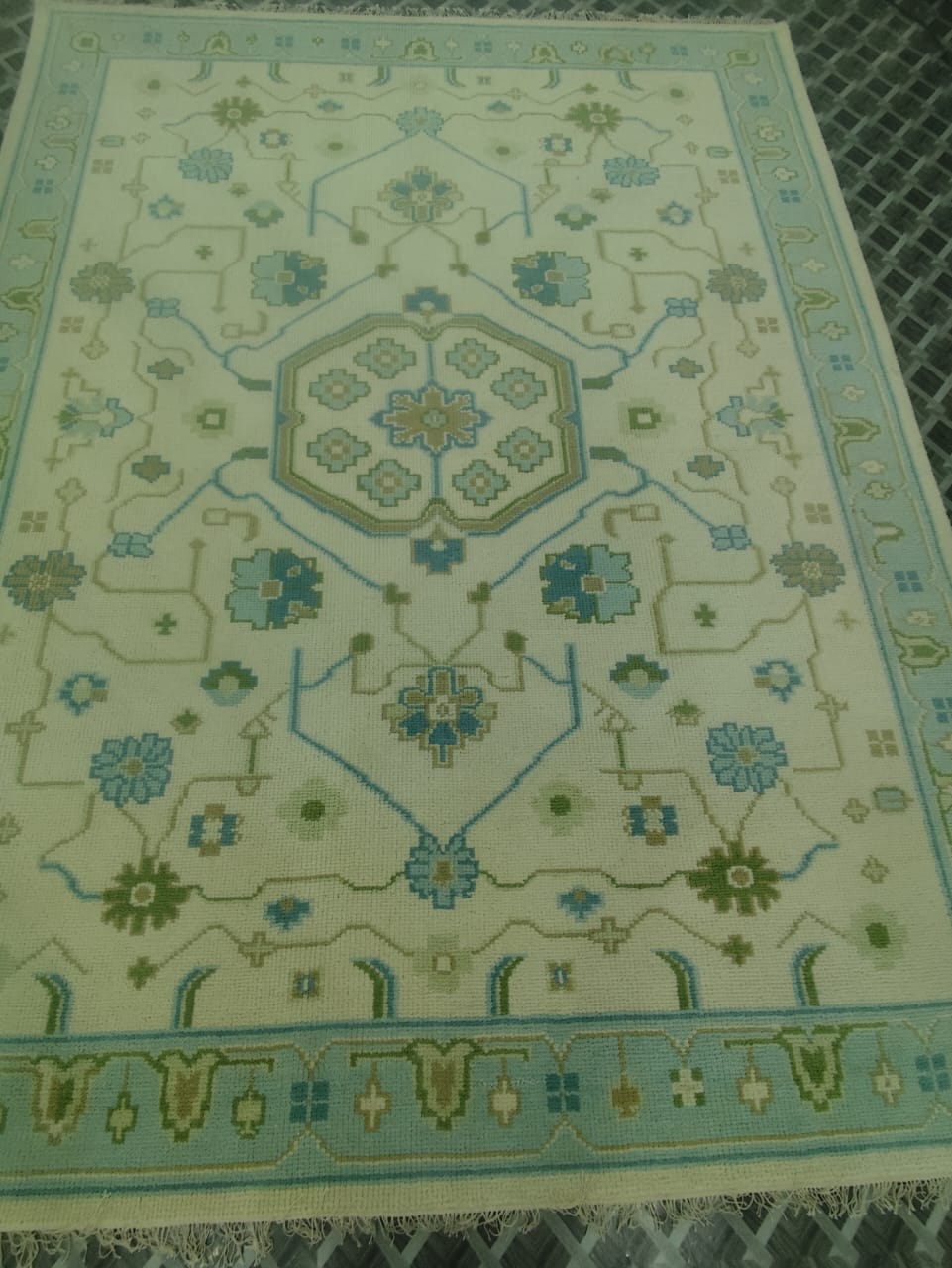 Hand-Knotted Traditional Wool Area Rug | Classic Floral Carpet by CarpetRugDecor