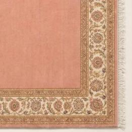 Hand Knotted Pink Oushak Rug | Persian | Wool | Living Room | 8x10 | Custom
