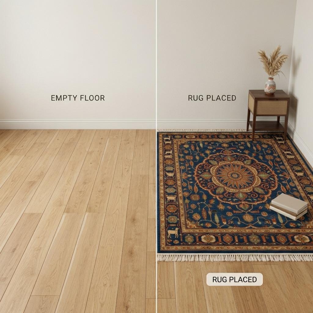Blue Oushak Rug | Hand Knotted Oriental Wool Living Room Area Carpet 8x10 Custom