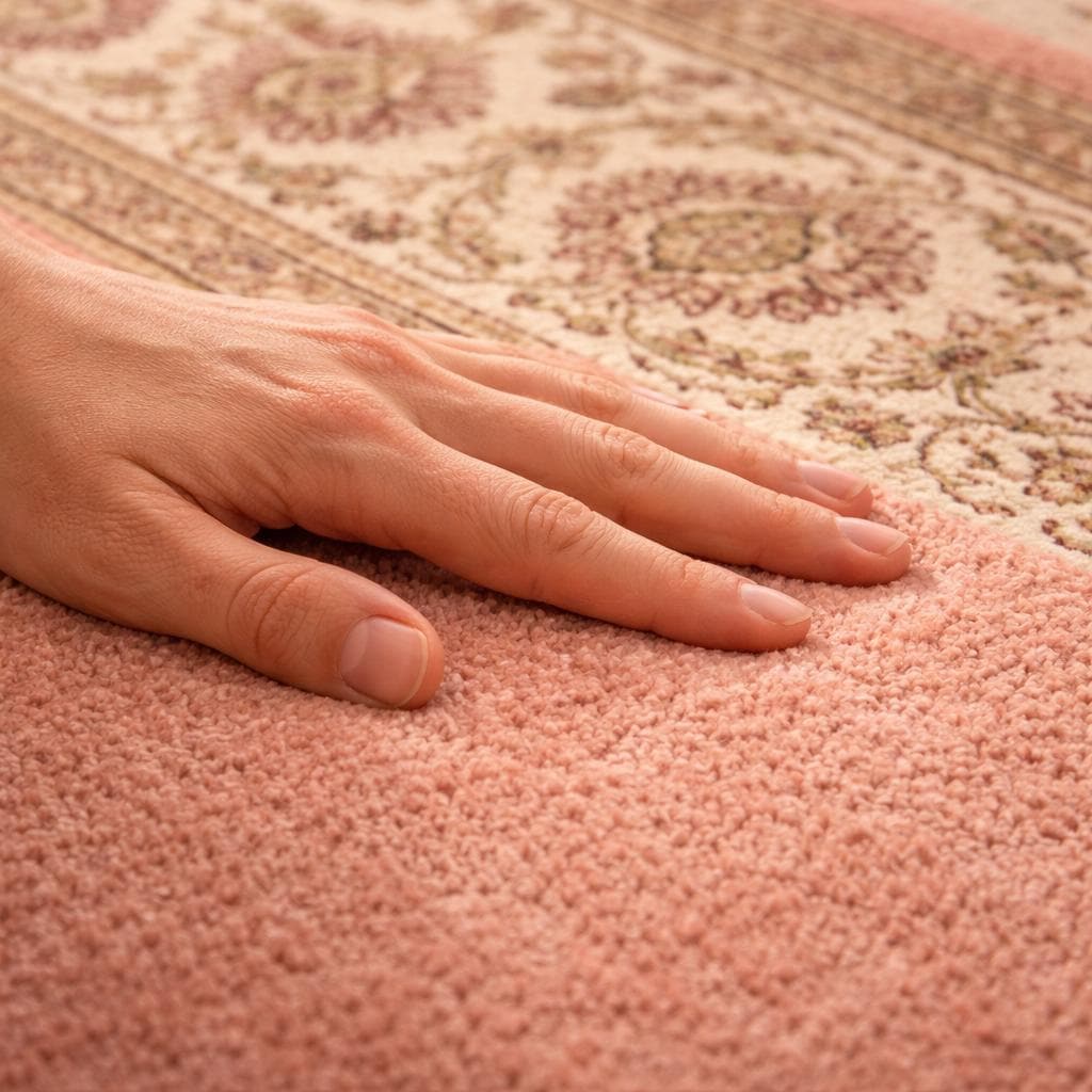 Hand Knotted Pink Oushak Rug | Persian | Wool | Living Room | 8x10 | Custom