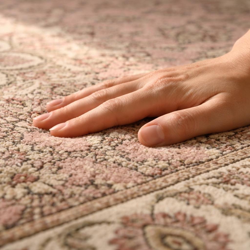 Hand Knotted Pink Medallion Rug | Persian | Wool | Living Room | 8x10 | Custom