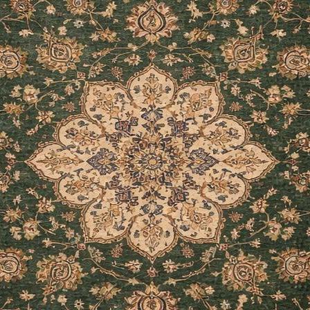 Hand Knotted Rug | Persian Floral Oushak Style | Wool Living Room Rug 8x10 Custom