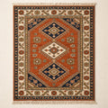 Hand Knotted Rug | Vintage Oriental Style | Wool Living Room Carpet 8x10 Custom