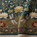Hand Knotted Lotus Rug Floral Wool Living Room Custom Size Area Rug Decor