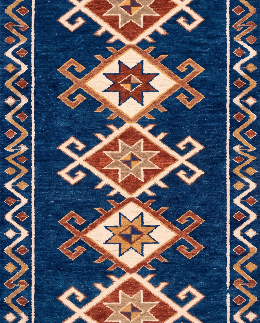 Hand Knotted Runner Rug | Tribal | Wool | Hallway | Custom Size | Handmade Home Decor