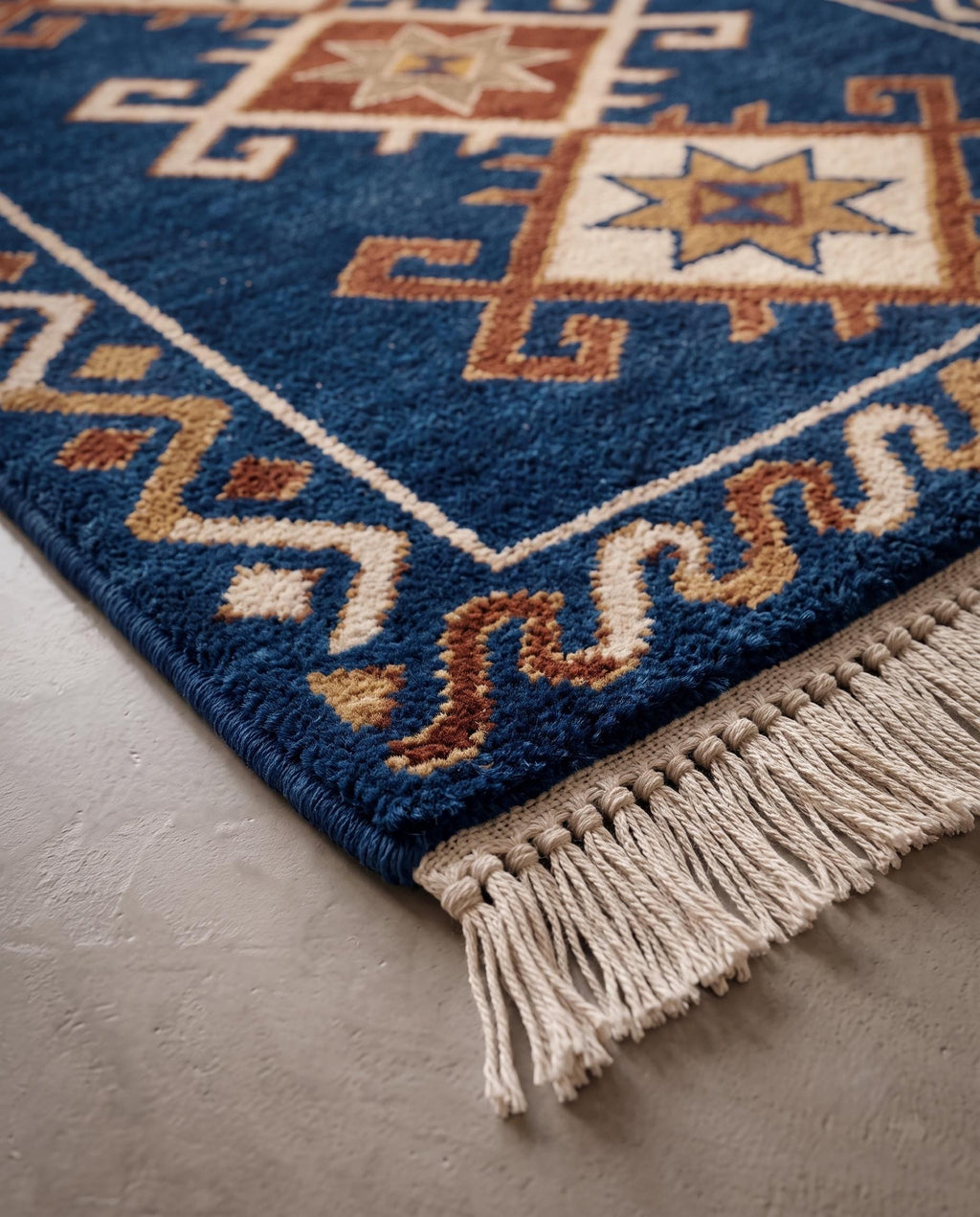 Hand Knotted Runner Rug | Tribal | Wool | Hallway | Custom Size | Handmade Home Decor