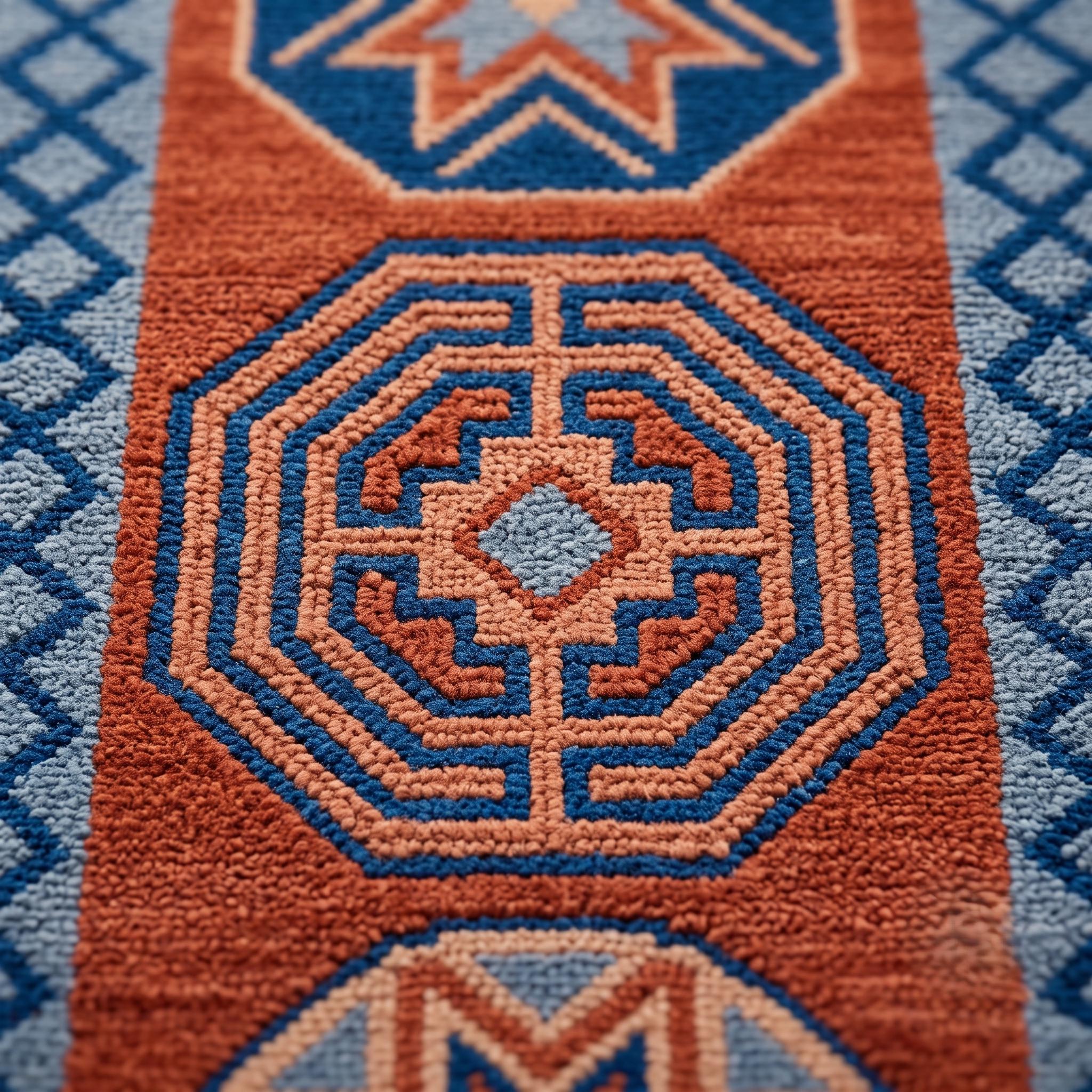 Tribal Runner Rug | Hand Knotted Wool | Hallway | Custom Size | Boho Decor