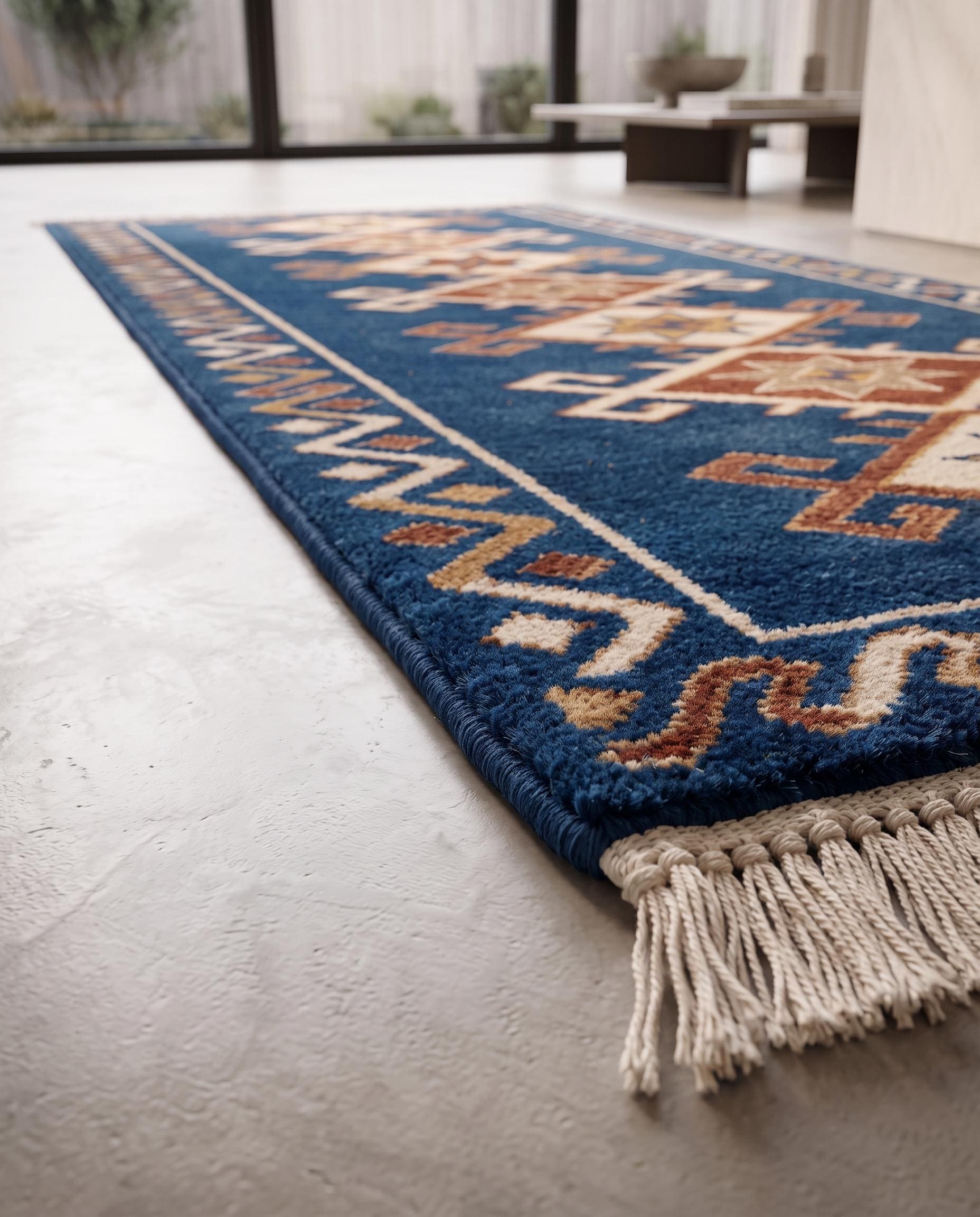 Hand Knotted Runner Rug | Tribal | Wool | Hallway | Custom Size | Handmade Home Decor